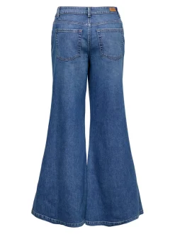 ONLCALIFORNIA Middels høy midje Wide Leg Fit Jeans