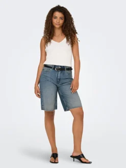 ONLCARO Høy midje Loose fit Denimshorts