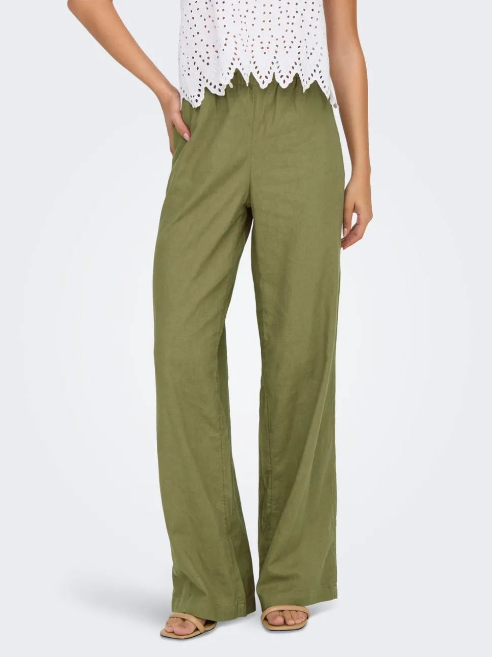 ONLCARO Loose fit Lin Bukser
