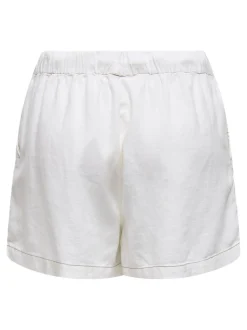 ONLCARO Middels høy midje Regular Fit Lin Shorts