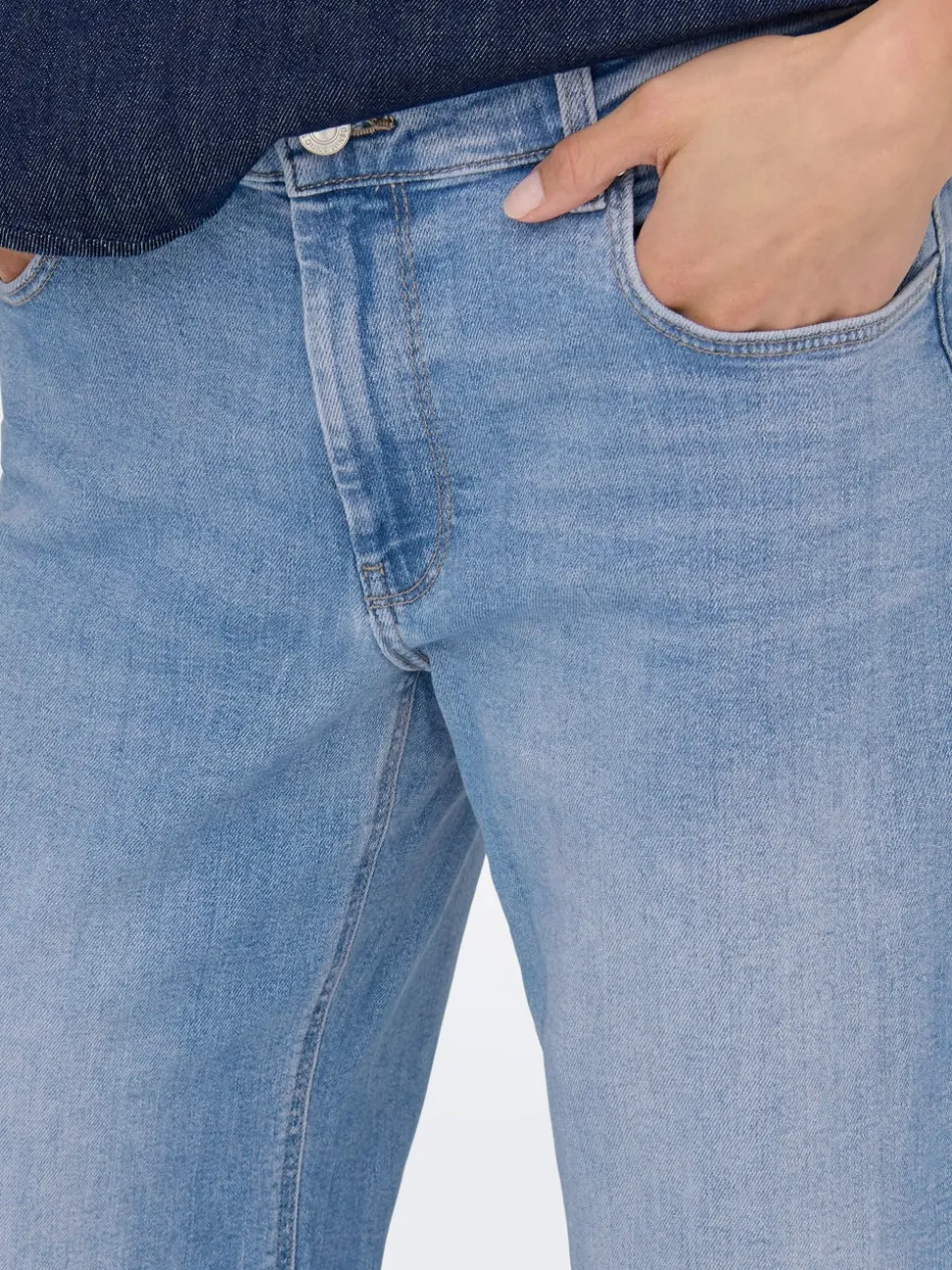 ONLCHRIS Lav midje Wide Leg Fit Jeans
