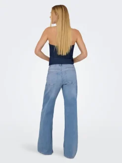 ONLCHRIS Lav midje Wide Leg Fit Jeans