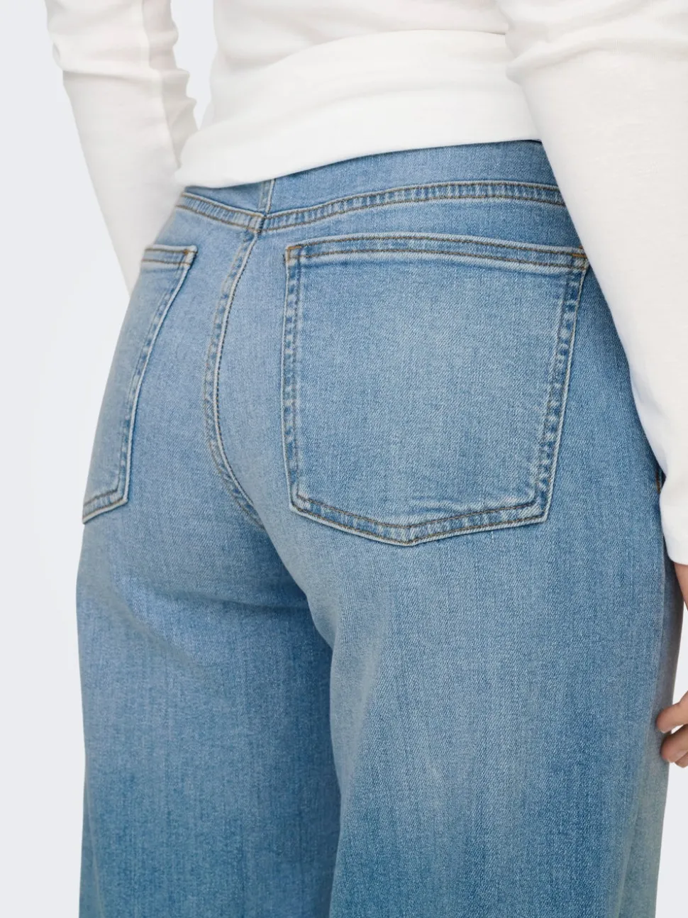 ONLCHRIS Middels høy midje Wide Leg Fit Jeans