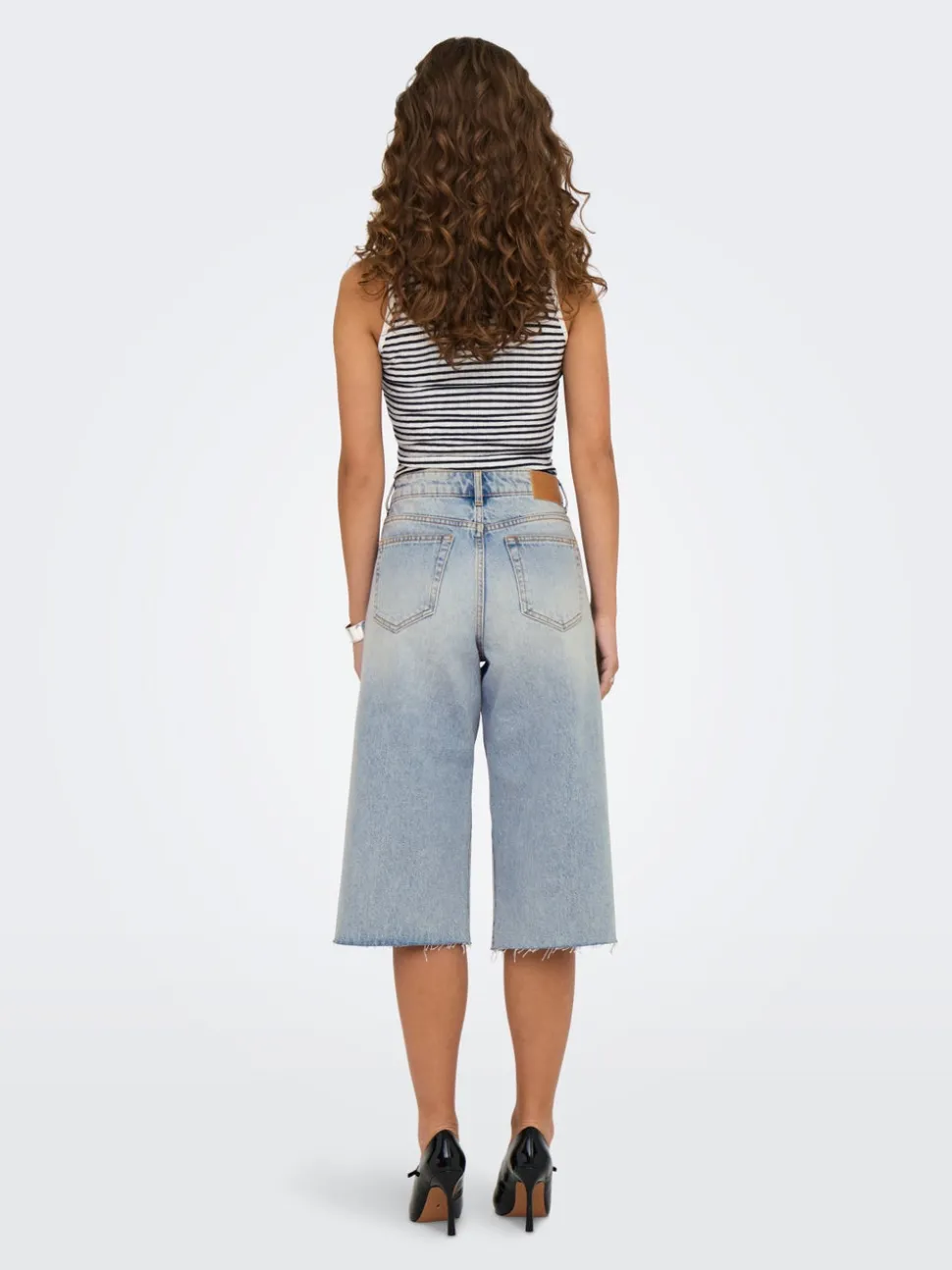 ONLCOBAIN Middels høy midje Loose fit Denimshorts