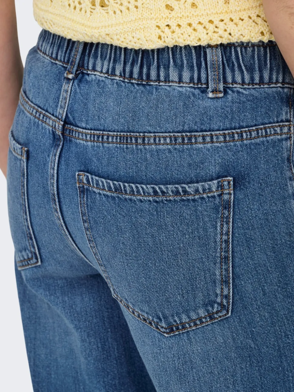 ONLCOMET Middels høy midje Wide Leg Fit Jeans