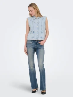 ONLCORAL Lav midje Flared Fit Jeans