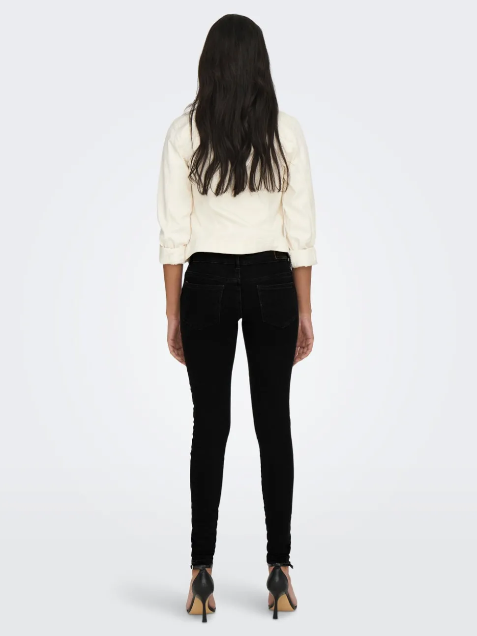 ONLCORAL Lav midje Skinny Fit Jeans