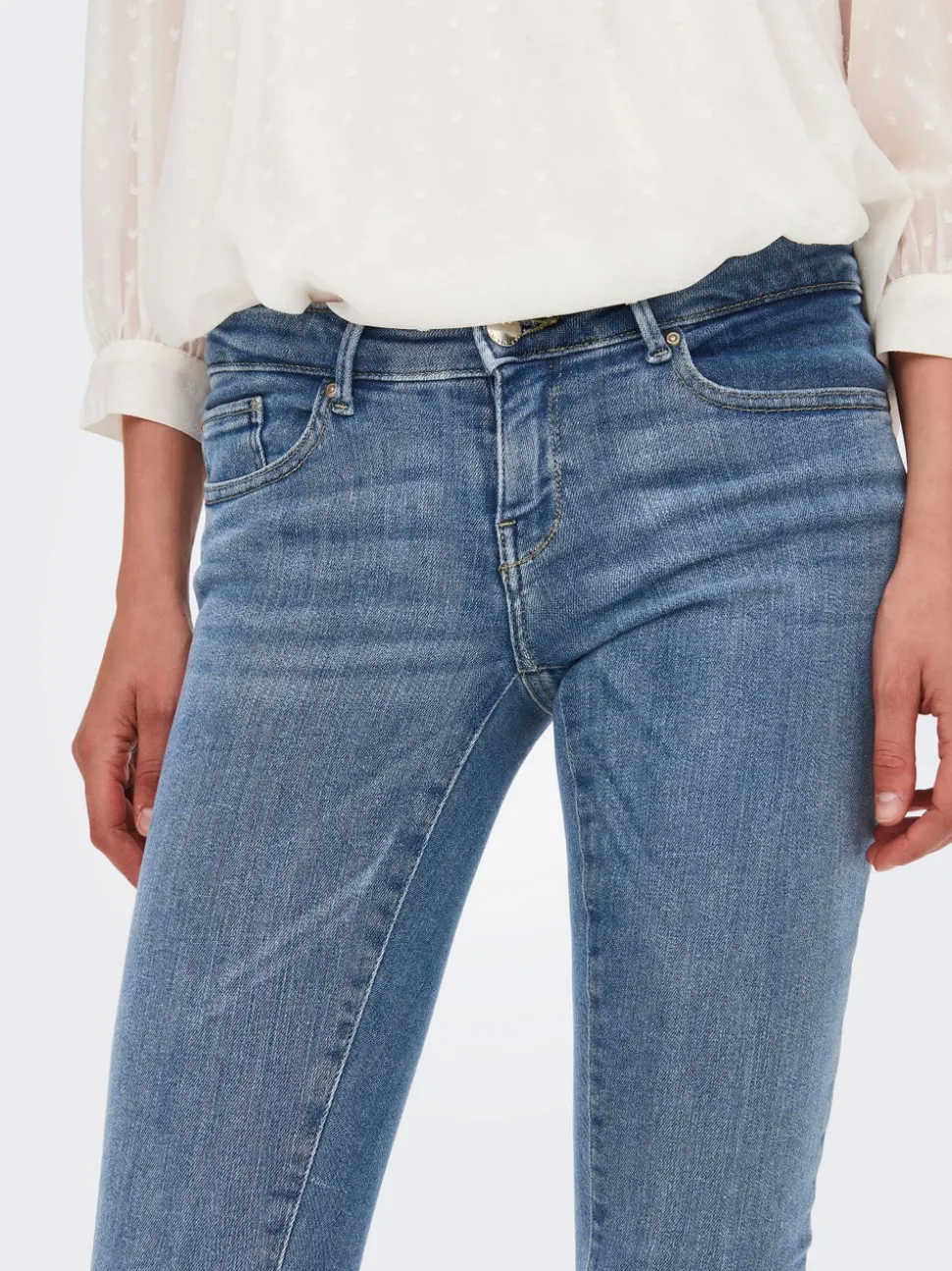 ONLCORAL Superlav midje Skinny Fit Jeans