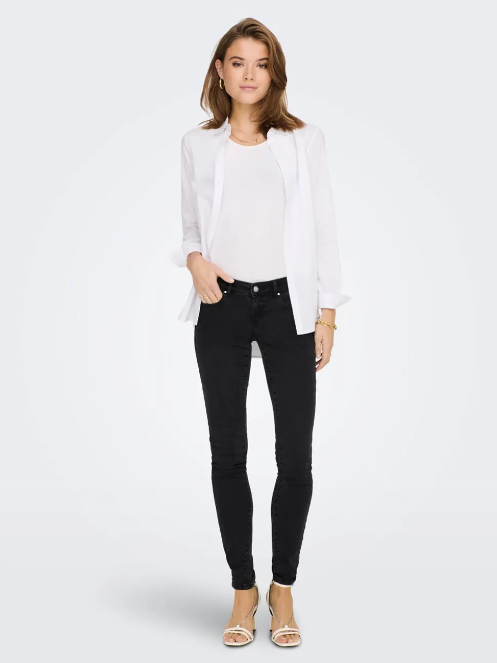 ONLCORAL Superlav midje Skinny Fit Jeans