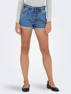 ONLCUBA Høy midje Relaxed Fit Denimshorts