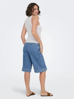 ONLDAVINA Middels høy midje Regular Fit Denimshorts
