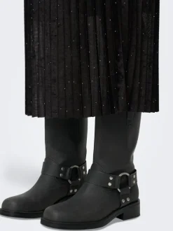ONLDELIA Plissert skjørt Midiskjørt