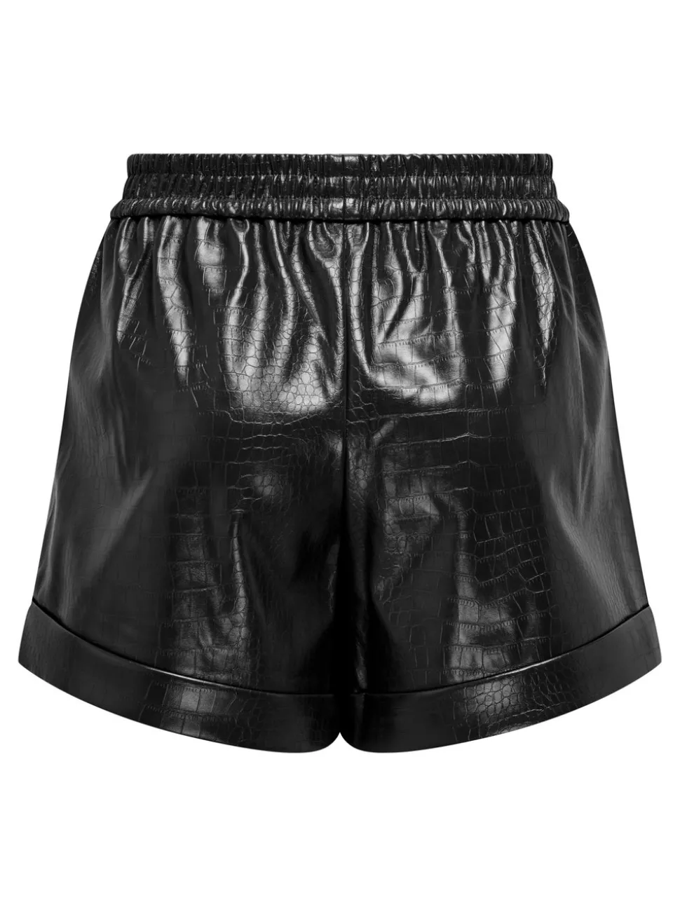 ONLDITTE Oversized Fit Shorts i kunstskinn