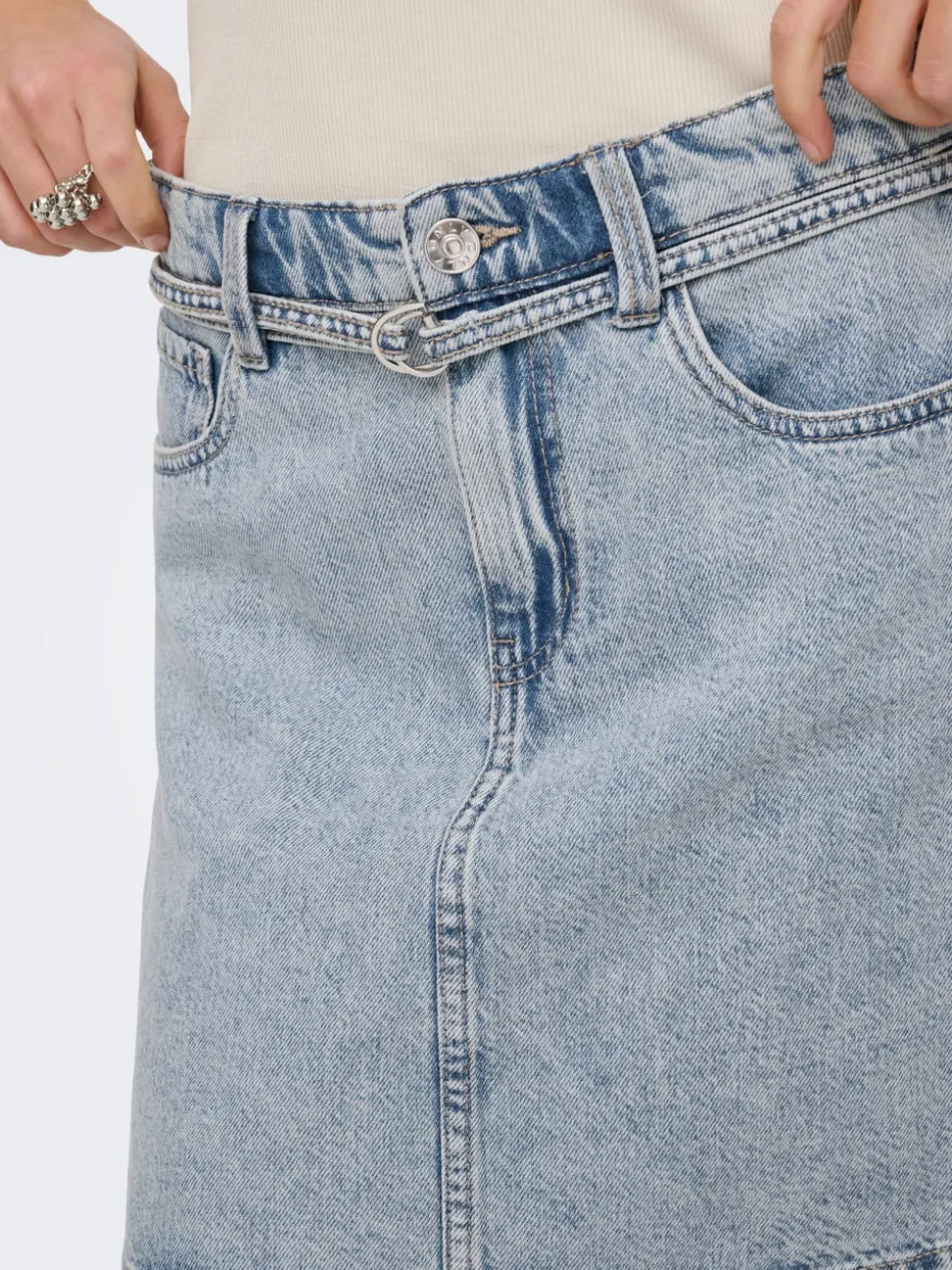 ONLEDEN Denimskjørt Kort skjørt