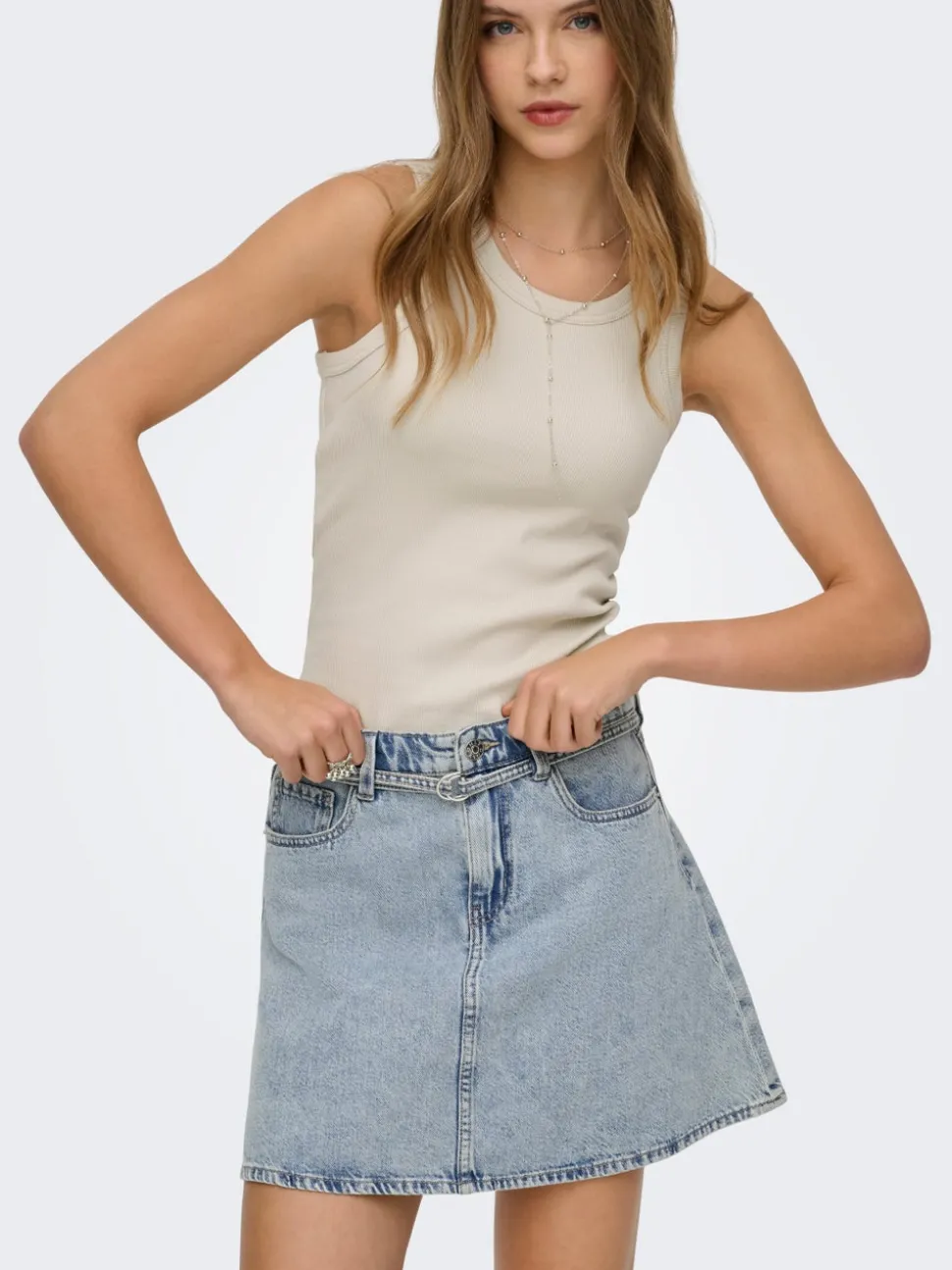 ONLEDEN Denimskjørt Kort skjørt