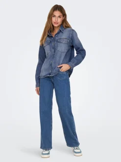 ONLELLA Denimskjorte