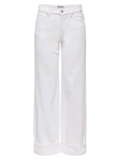 ONLELLA Middels høy midje Wide Leg Fit Jeans