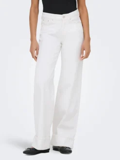 ONLELLA Middels høy midje Wide Leg Fit Jeans