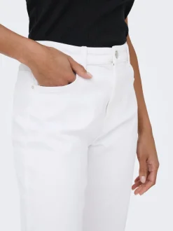 ONLEMEL Høy midje Straight Fit Ankellengde Jeans
