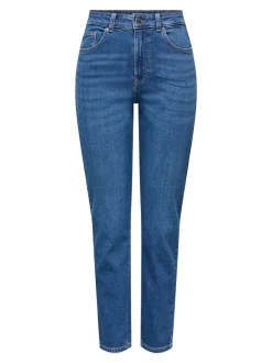 ONLEMEL Høy midje Straight Fit Ankellengde Jeans