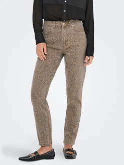 ONLEMILY Høy midje Straight Fit Ankellengde Jeans