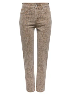 ONLEMILY Høy midje Straight Fit Ankellengde Jeans