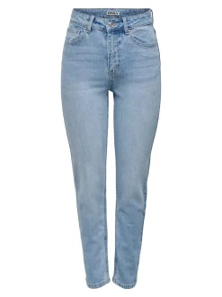 ONLEMILY Høy midje Straight Fit Ankellengde Jeans
