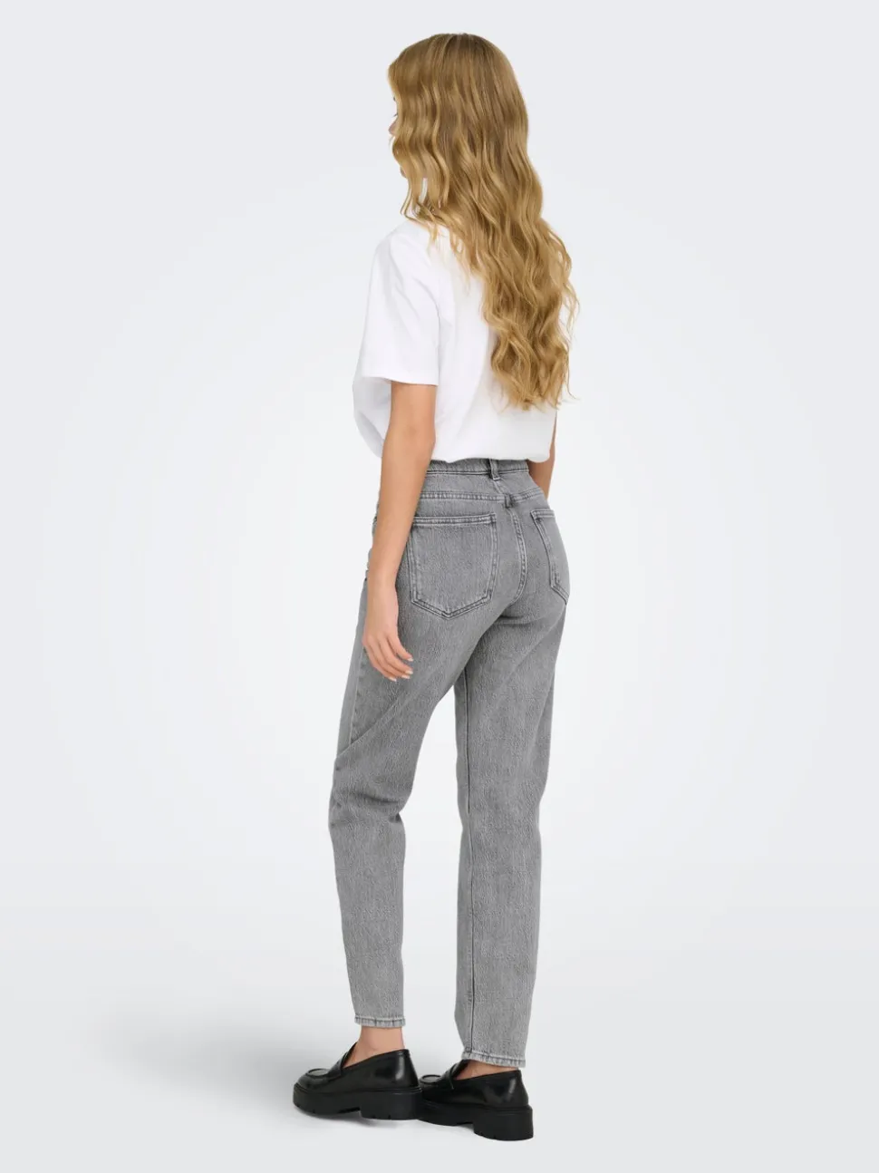 ONLEMILY Høy midje Straight Fit Ankellengde Jeans