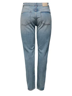 ONLEMILY Høy midje Straight Fit Ankellengde Jeans