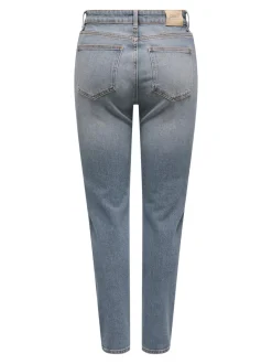 ONLEMILY Høy midje Straight Fit Ankellengde Jeans