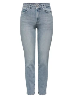 ONLEMILY Høy midje Straight Fit Ankellengde Jeans