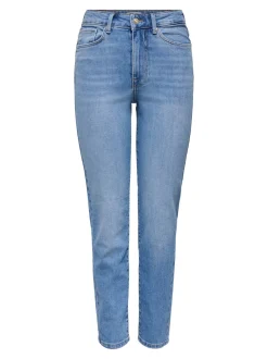 ONLEMILY Høy midje Straight Fit Ankellengde Jeans