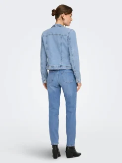 ONLEMILY Høy midje Straight Fit Ankellengde Jeans
