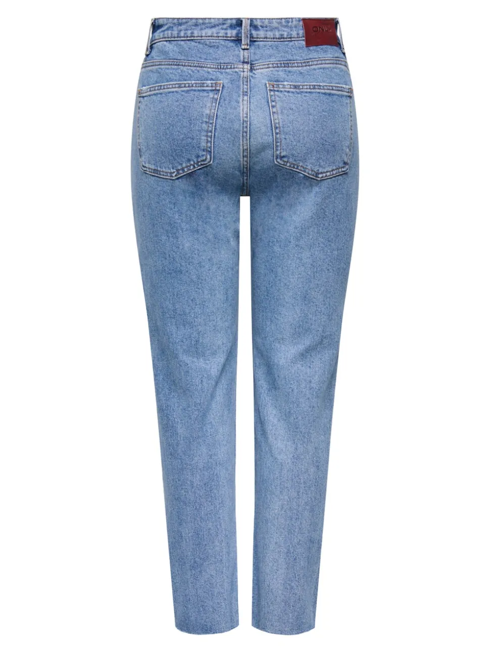 ONLEMILY Høy midje Straight Fit Cropped Jeans