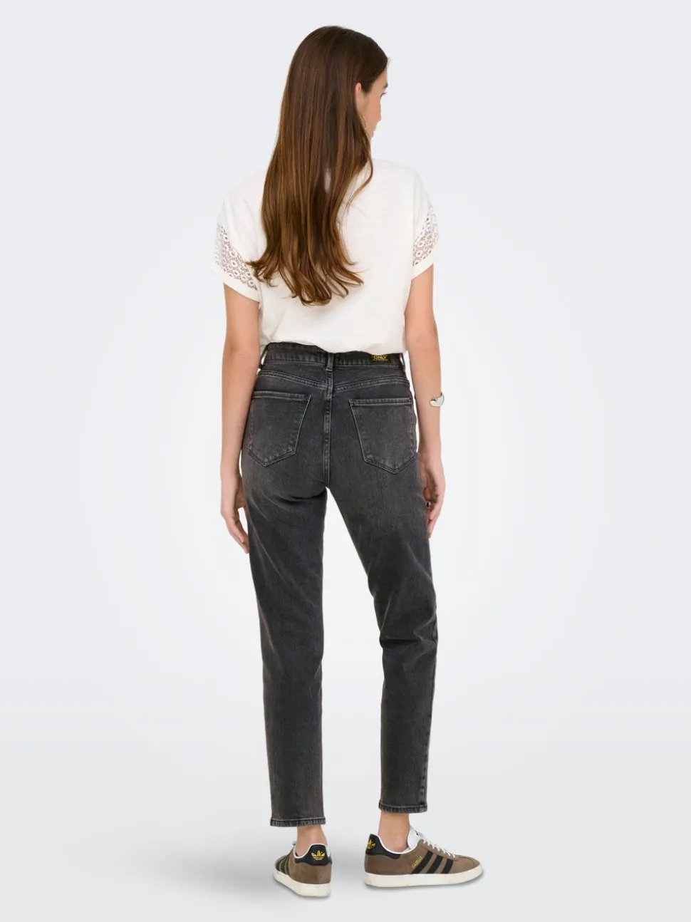 ONLEMILY Høy midje Straight Fit Ankellengde Jeans