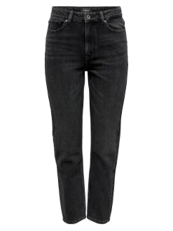 ONLEMILY Høy midje Straight Fit Ankellengde Jeans