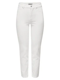 ONLEMILY Høy midje Straight Fit Ankellengde Jeans