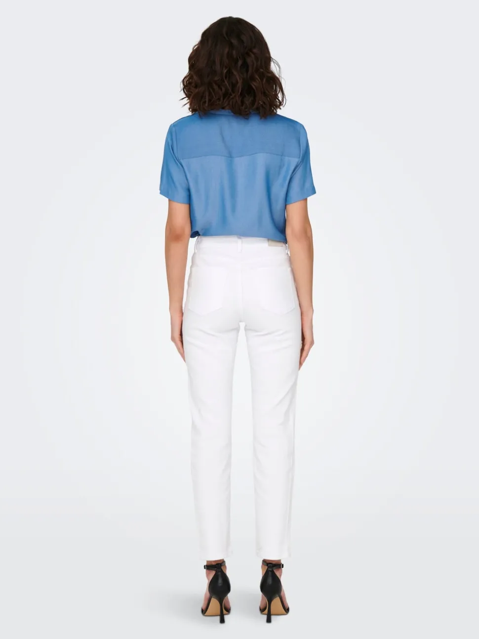 ONLEMILY Høy midje Straight Fit Ankellengde Jeans