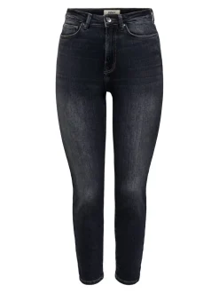 ONLEMILY Høy midje Straight Fit Ankellengde Jeans