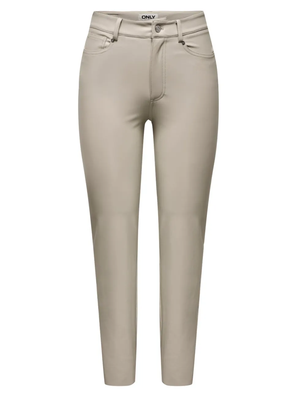 ONLEMILY Regular Fit Bukse i kunstskinn