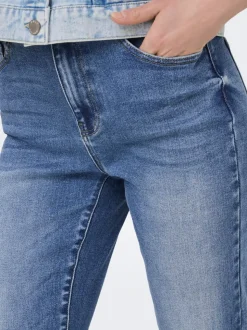 ONLEMILY-MILA Høy midje Straight Fit Ankellengde Jeans