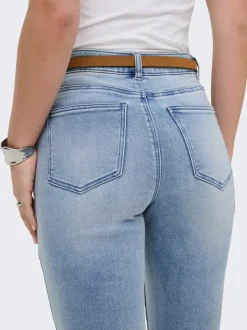 ONLEMILY-MILA Høy midje Straight Fit Ankellengde Jeans