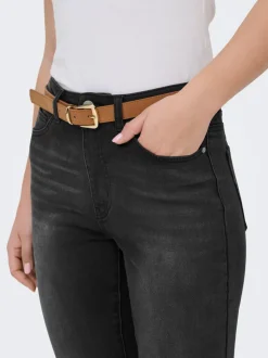 ONLEMILY-MILA Høy midje Straight Fit Ankellengde Jeans
