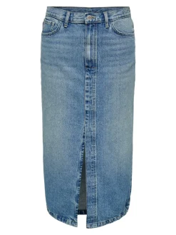 ONLENYA Denim Denimskjørt Midiskjørt