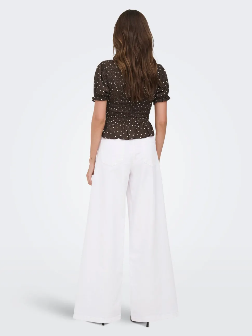 ONLFRANCESCA Middels høy midje Wide Leg Fit Jeans