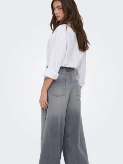 ONLFRANCESCA Middels høy midje Wide Leg Fit Jeans