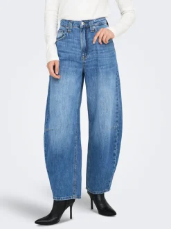 ONLFRANKIE Høy midje Barrel-passform Ankellengde Jeans