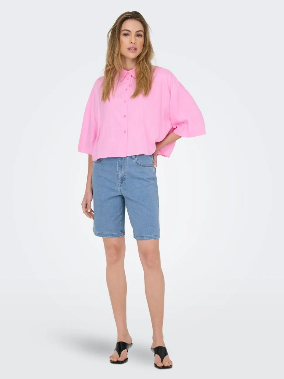 ONLFRIDA Høy midje Regular Fit Bermudashorts