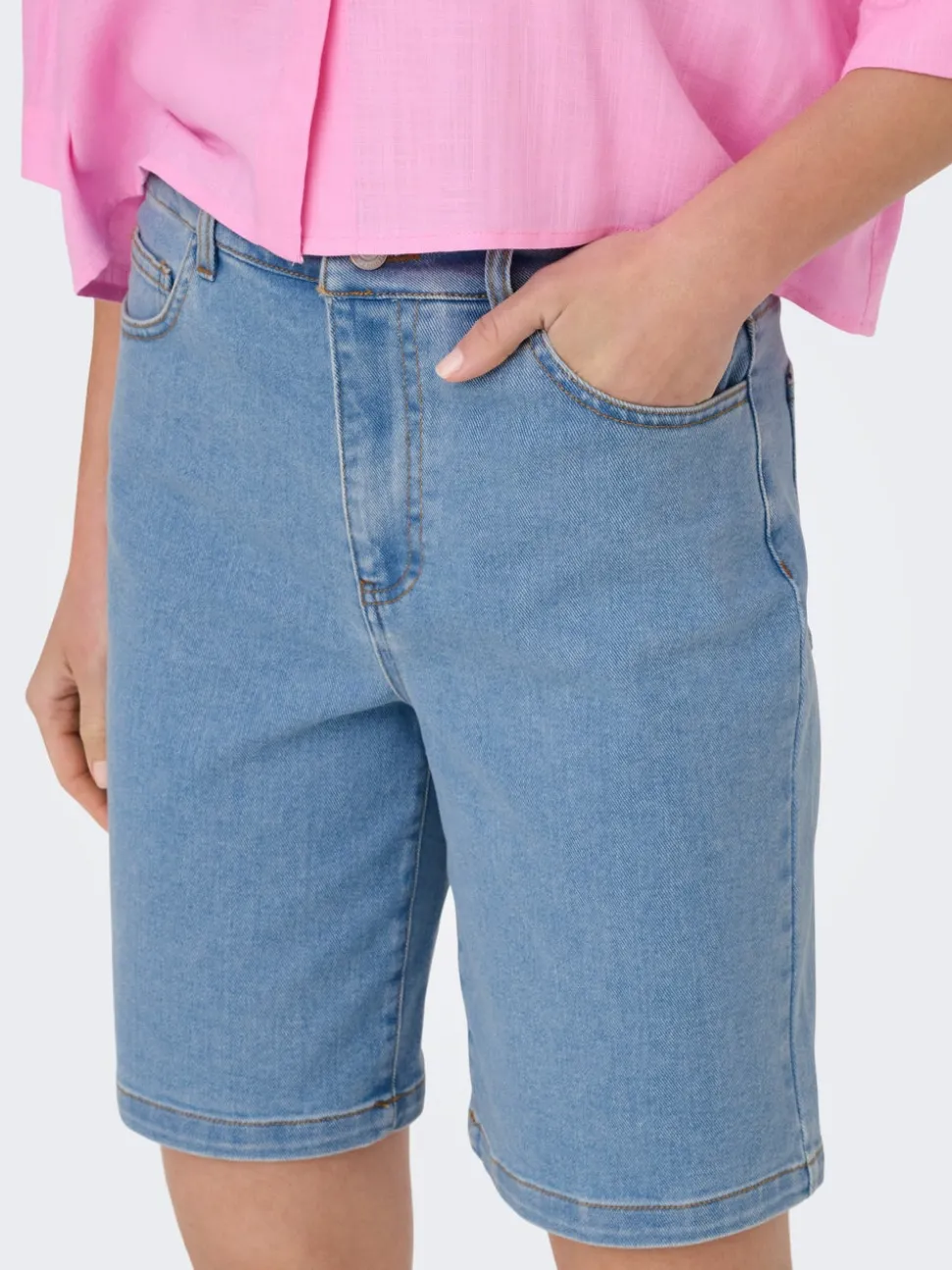 ONLFRIDA Høy midje Regular Fit Bermudashorts
