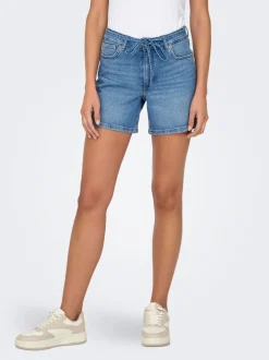 ONLGIANNA Middels høy midje Regular Fit Denimshorts